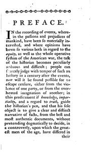 Cover of: An impartial history of the war in America: between Great Britain and her colonies, from its commencement to the end of the year 1779.  Exhibiting a circumstantial, connected, and complete account of the real causes, rise, and progress of the war, interspersed with anecdotes and characters of the different commanders, and accounts of such personages in Congress as have distinguished themselves during the contest.  With an Appendix, containing a collection of interesting and authentic papers tending to elucidate the history.  Illustrated with a variety of beautiful copper-plates, representing real and animated likenesses of those celebrated generals who have distinguished themselves in the important contest.