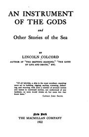 Cover of: An instrument of the gods by Colcord, Lincoln