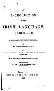 Cover of: An introduction to the Irish language