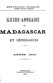Cover of: Annuaire général. by Madagascar