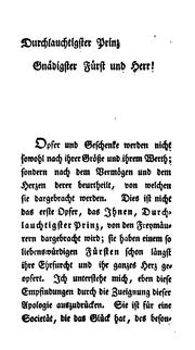 Cover of: Apologie des Ordens der Frey-Mäurer. by Johann August Starck
