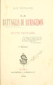 La battaglia di Armageddon by Luigi Castellazzo