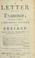 Cover of: A letter to the Examiner; to which is prefix'd, a preliminary discourse and preface; together with some necessary observations, and postscript to it.