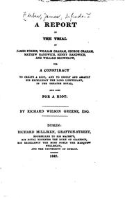 A report of the trial of James Forbes, William Graham, George Graham, Mathew Handwich, Henry Handwich, and William Brownlow by James Forbes