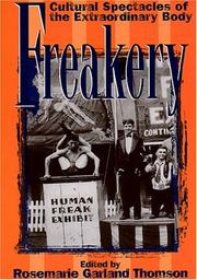 Cover of: Freakery by edited by Rosemarie Garland Thomson.