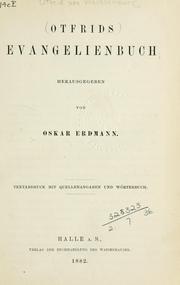 Cover of: Otfrids Evangelienbuch by Otfrid von Weissenburg