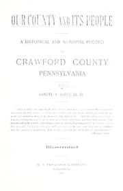 Cover of: Our country and its people.: A historical and memorial record of Crawford County, Pennsylvania.