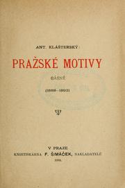 Cover of: Praské motivy: básn : 1888-1893