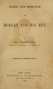 Cover of: Raids and romance of Morgan and his men