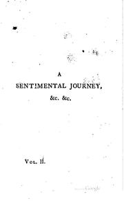 Cover of: A sentimental journey through France and Italy. by Laurence Sterne