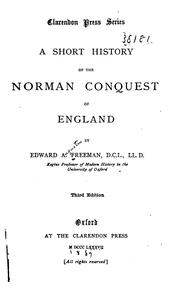 Cover of: short history of the Norman conquest of England