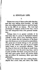 Cover of: A singular life