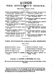Cover of A smaller history of Rome