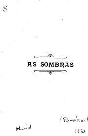 Cover of: As sombras.