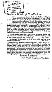 Cover of: A system of speculative masonry: in its origin, patronage, dissemination, principles, duties, and ultimate designs, laid open for the examination of the serious and candid: being a course of lectures, exhibited before the Grand Chapter of the state of New-York, at their annual meetings, held in Temple chapter room, in the city of Albany.