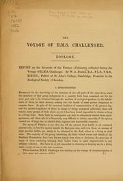 Cover of: Report on the anatomy of the petrels (Tubinares) collected during the voyage of H.M.S. Challenger