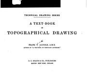 Cover of: text-book of topographical drawing