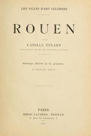 Cover of: Rouen. by Camille Enlart
