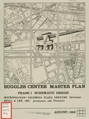 Ruggles center master plan, phase i development plan schematic design by Metropolitan/Columbia Plaza Venture.