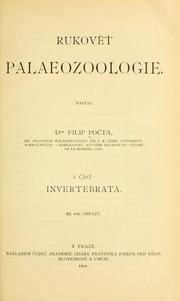 Cover of: Rukov palaeozoologie. by Filip Pocta