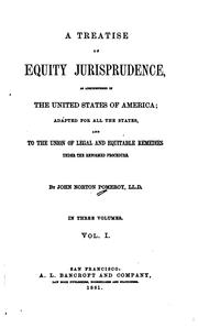 Cover of: treatise on equity jurisprudence, as administered in the United States of America: adapted for all the states