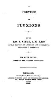 Cover of: treatise on fluxions.