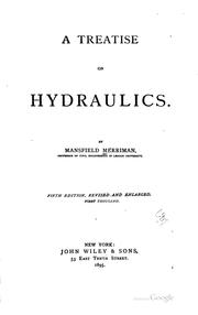 Treatise on hydraulics by Mansfield Merriman