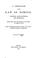 Cover of: A treatise on the law of domicil, national, quasi-national and municipal, based upon the decisions of the British and American courts.