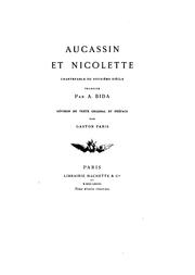 Cover of: Aucassin et Nicolette by Aucassin et Nicolette