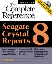 Seagate Crystal Reports 8 by George Peck