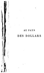 Cover of: Au pays des dollars.