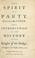 Cover of: The spirit of party. Chapter the first. Being an introduction to the history of the knight of the bridge. Addressed to the people of Ireland.