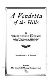 Cover of: vendetta of the hills