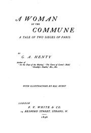 Cover of: A woman of the Commune: a tale of two sieges of Paris