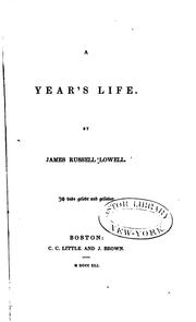 Cover of: A year's life. by James Russell Lowell