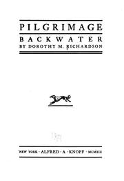 Cover of: Backwater