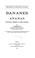 Cover of: Bananes et ananas.