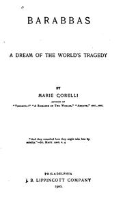 Cover of: Barabbas. by Marie Corelli