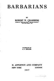 Cover of: Barbarians | Robert William Chambers