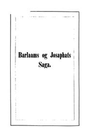 Barlaams ok Josaphats saga