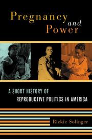 Cover of: Pregnancy and power by Rickie Solinger