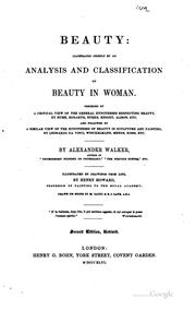 Cover of: Beauty: illustrated chiefly by an analysis and classification of beauty in women.