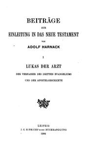 Cover of: Beiträge zur Einleitung in das Neue Testament