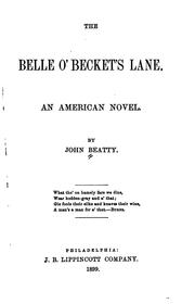 Cover of: belle o
