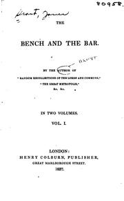 Cover of: The bench and the bar by Grant, James