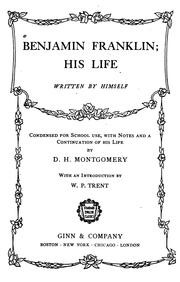 Cover of: Benjamin Franklin, his life