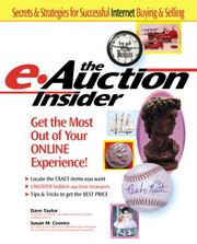 Cover of: The e-auction insider: get the most out of your online experience