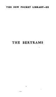 Cover of: The Bertrams