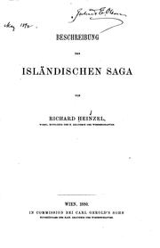 Cover of: Beschreibung der isländischen Saga