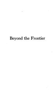 Cover of: Beyond the frontier by Randall Parrish